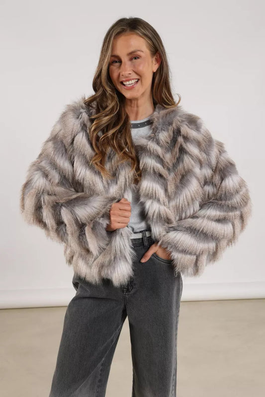 NUKUS Lori Jacket Zigzag