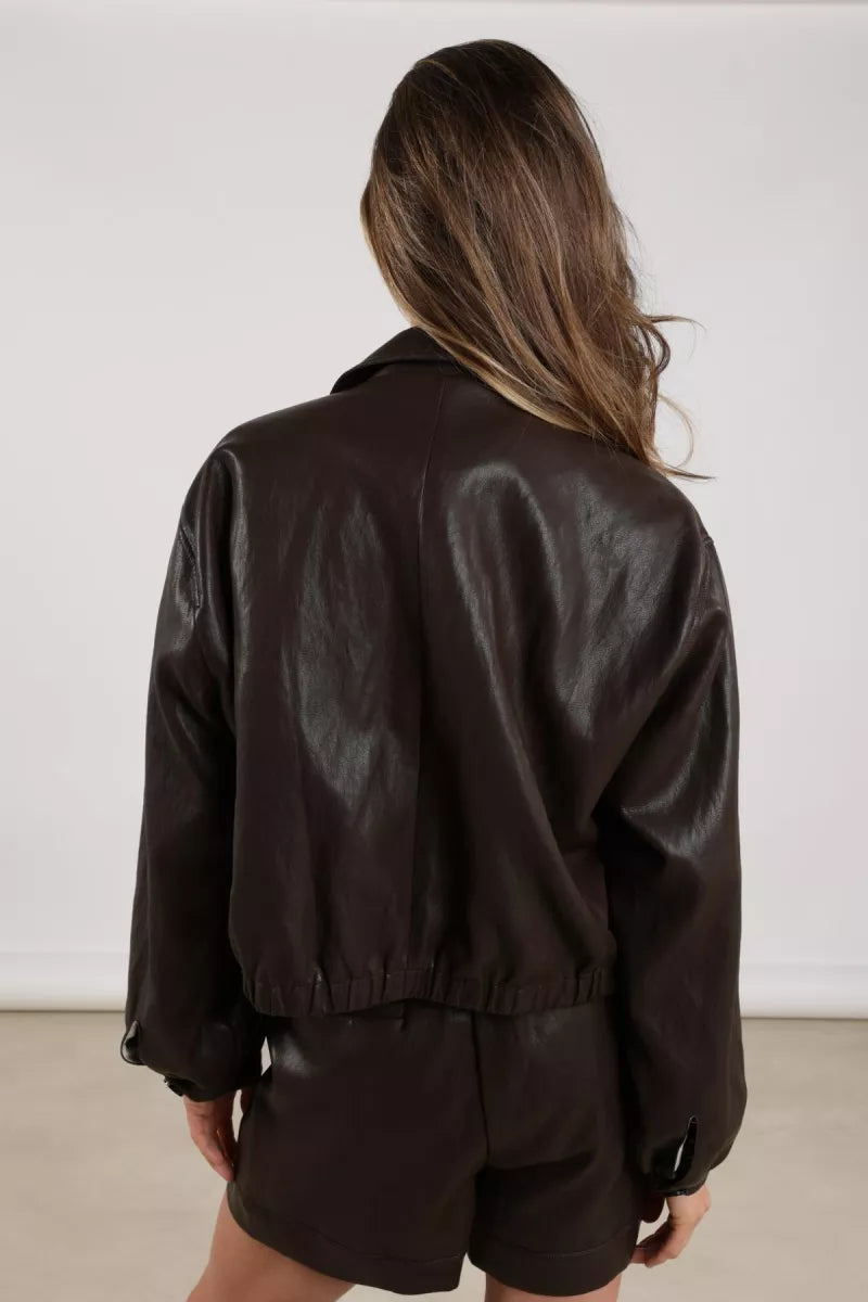NUKUS Fiene Jacket - Dark Chocolate