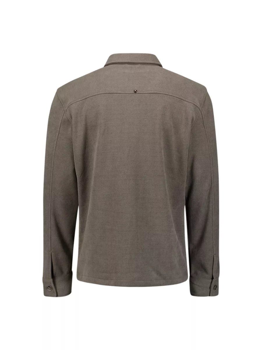 NO EXCESS Overshirt Button Relief Sweat
