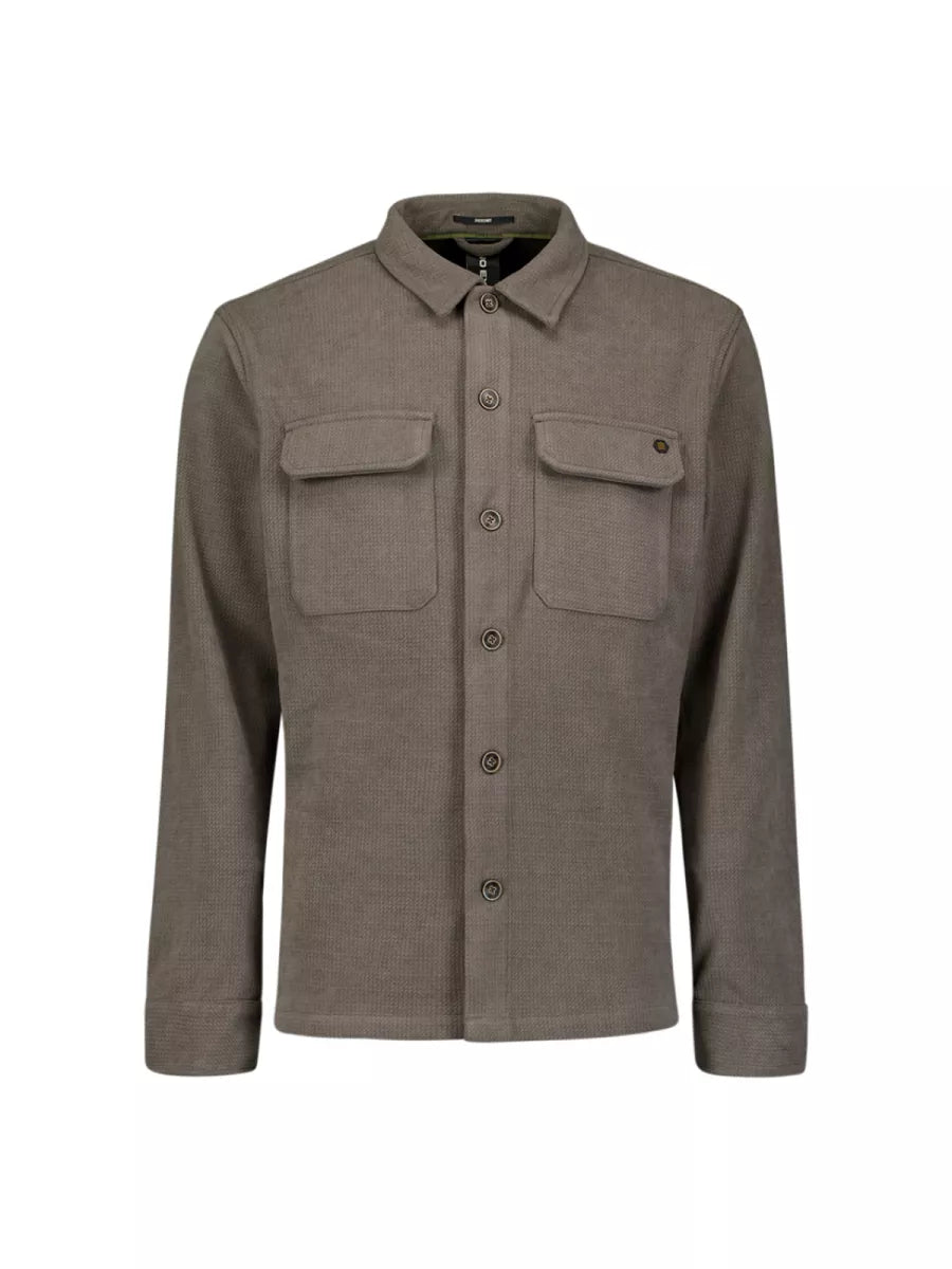 NO EXCESS Overshirt Button Relief Sweat