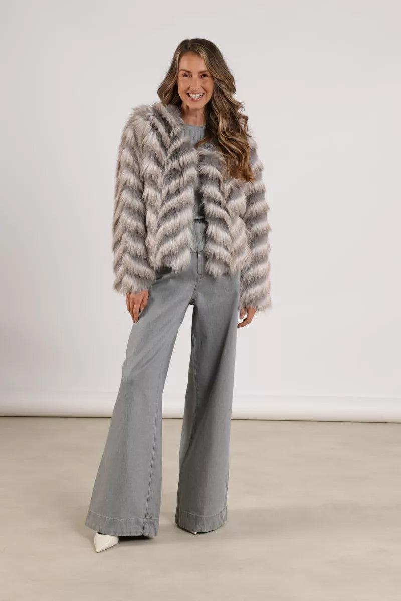 NUKUS Lori Jacket Zigzag