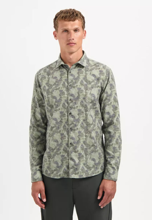 NO EXCESS Shirt Allover Printed