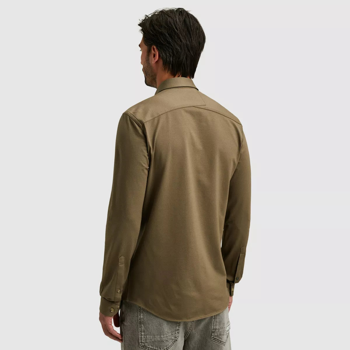 CAST IRON Long Sleeve Shirt - Brown