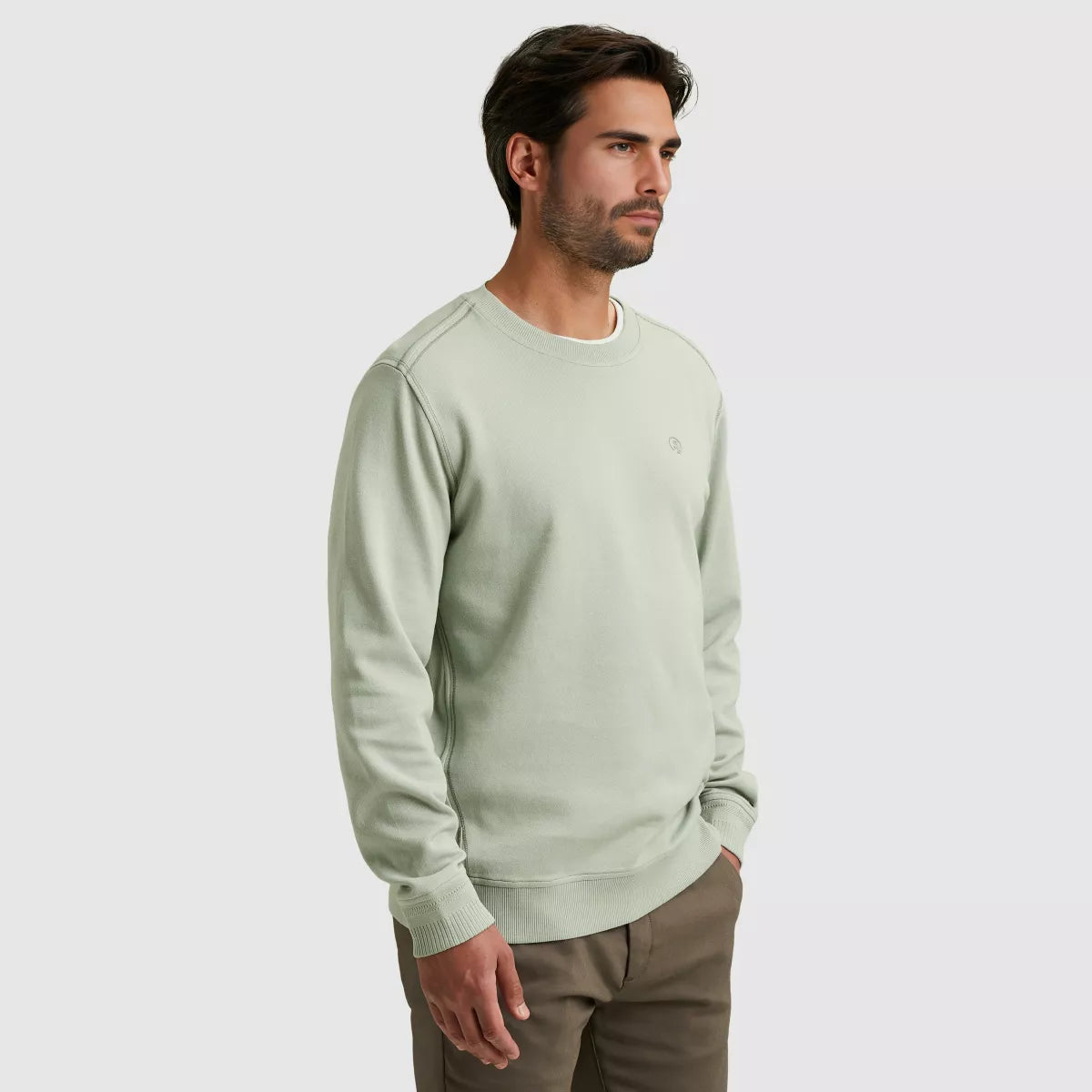 CAST IRON Long Sleeve Sweater - Groen