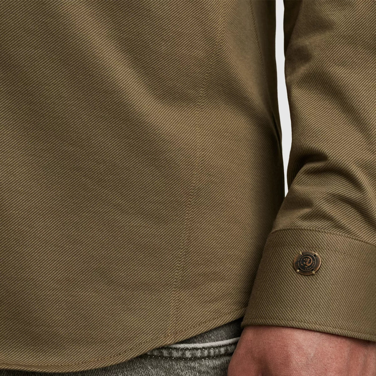 CAST IRON Long Sleeve Shirt - Brown