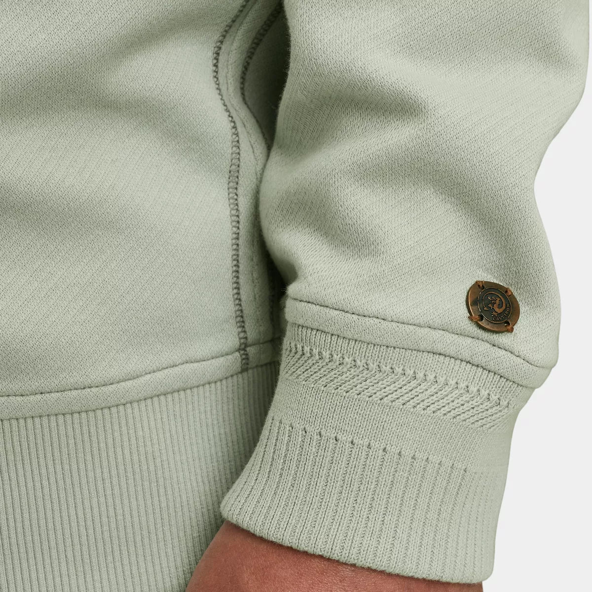 CAST IRON Long Sleeve Sweater - Groen