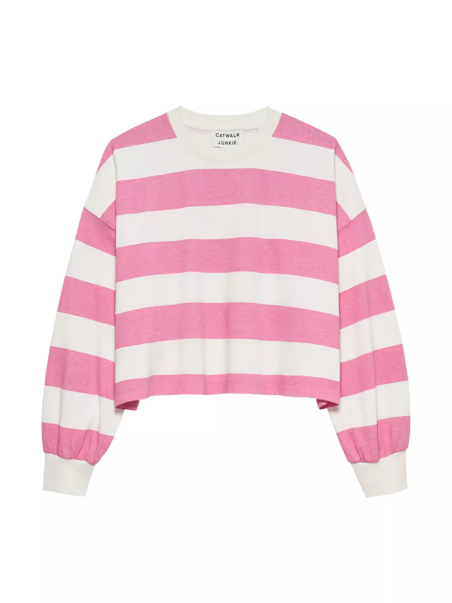 CATWALK JUNKIE Oversized Striped Long Sleeve