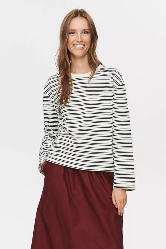 NUMPH NUMACIE SWEATSHIRT - Cloud Dancer