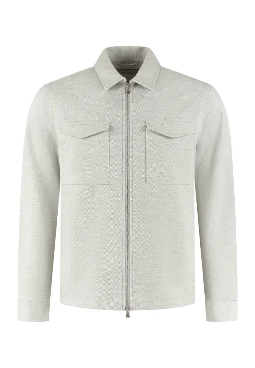 DSTREZZED Pike Overshirt - Ghost Grey
