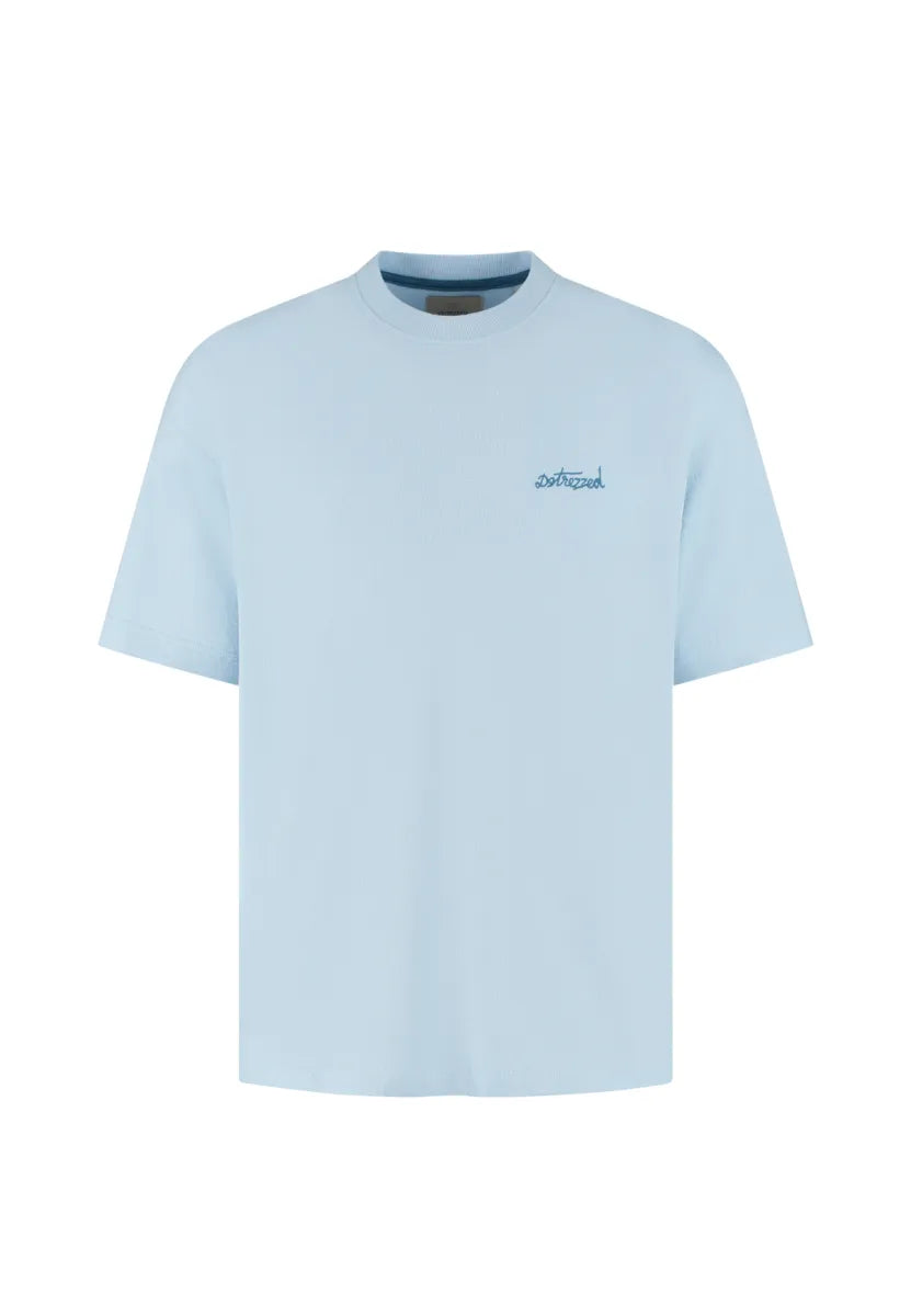 DSTREZZED Lasse Graphic Tee - Lt. Blue