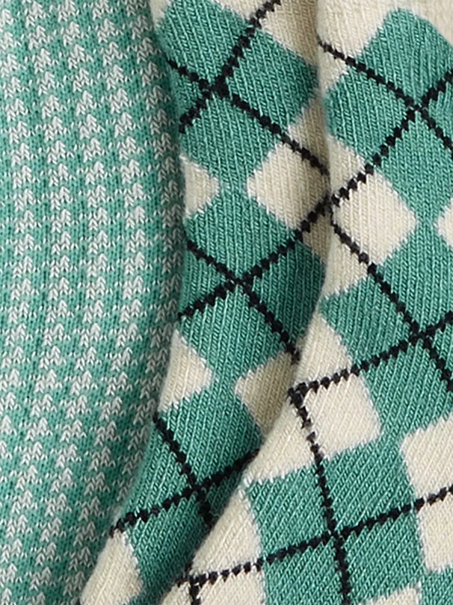 KING LOUIE Socks Short 2-Pack Argyle