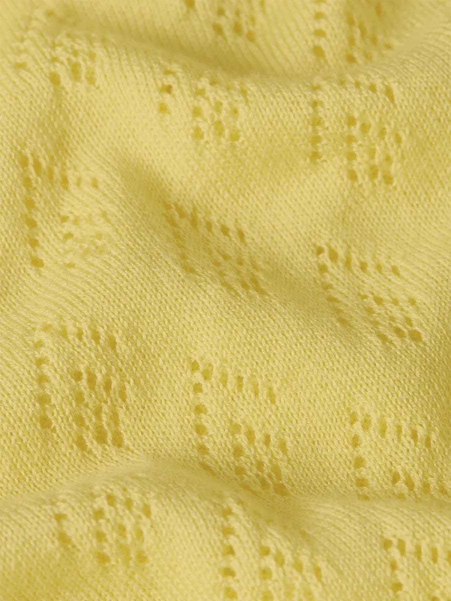 KING LOUIE Top Mateo Knit - Yellow Cream