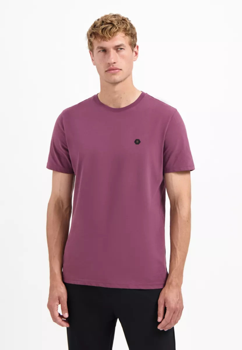 NO EXCESS T-Shirt Crewneck Peached - Dark Wine