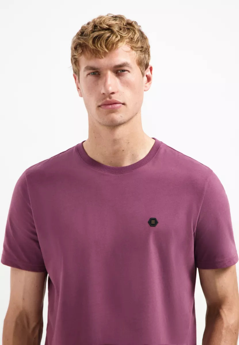 NO EXCESS T-Shirt Crewneck Peached - Dark Wine