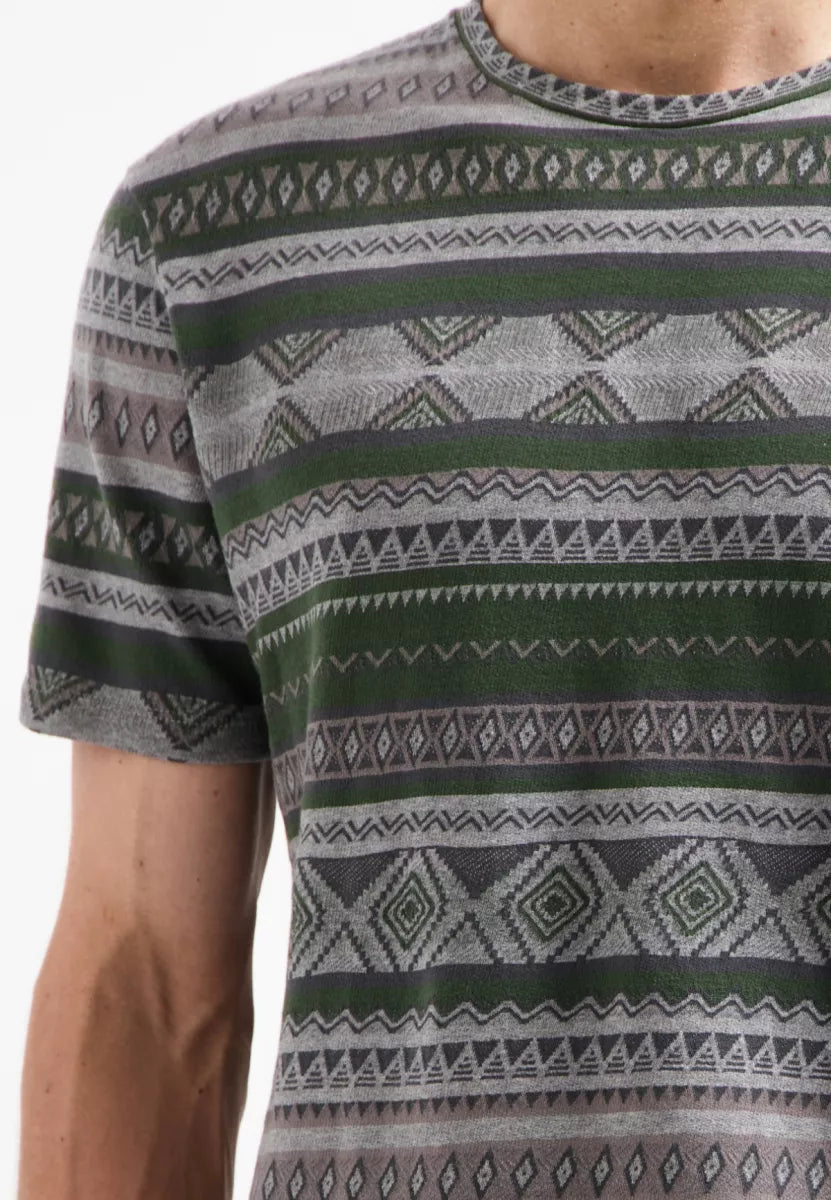 NO EXCESS T-Shirt Crewneck - Grey Melange