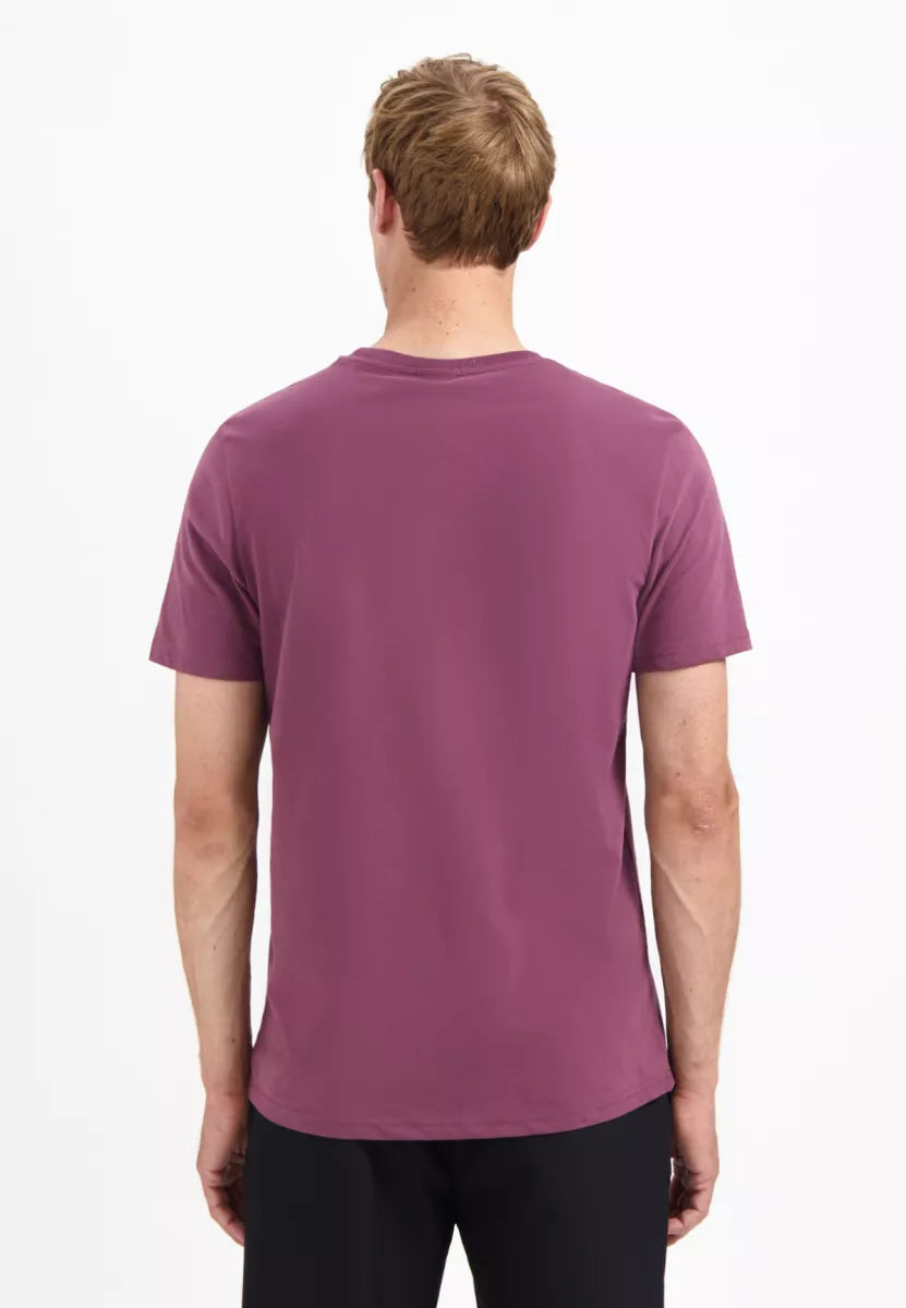 NO EXCESS T-Shirt Crewneck Peached - Dark Wine