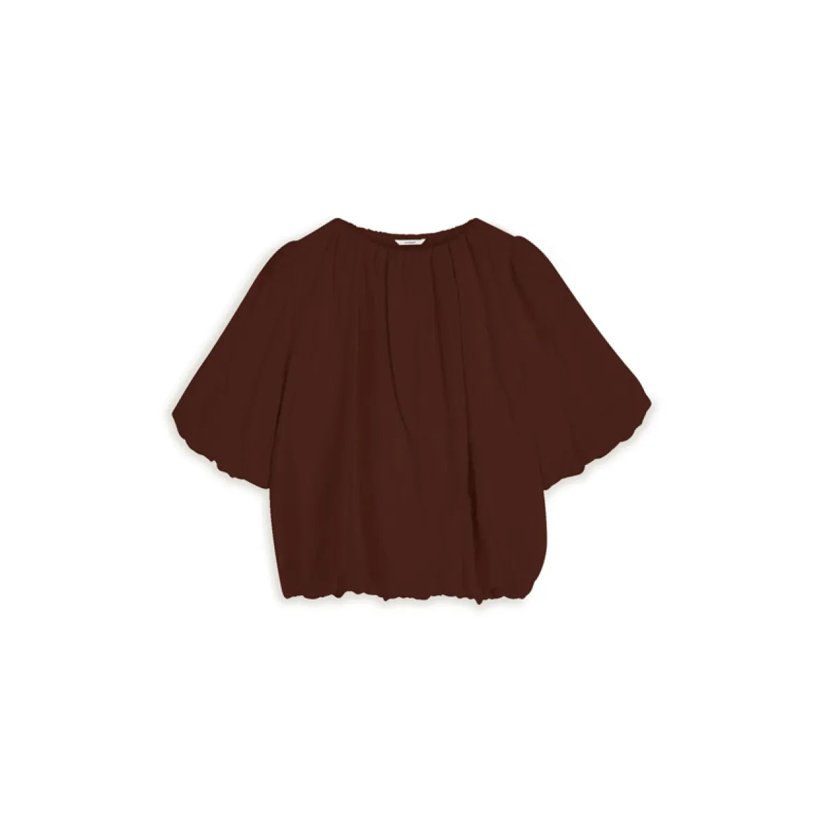 SUMMUM Top Balloon Sleeves Viscose Cotton