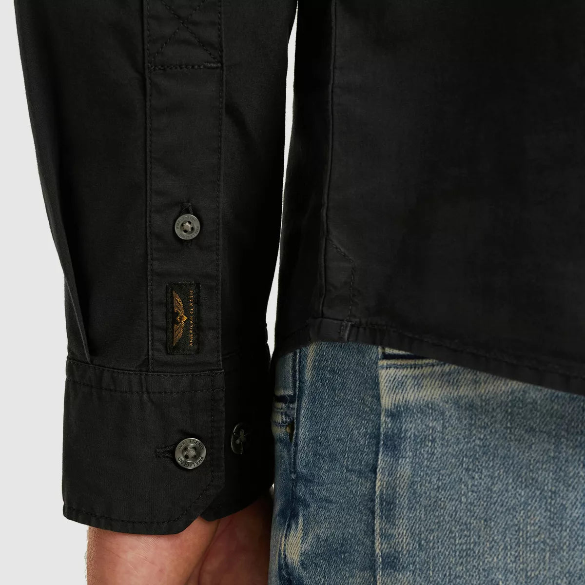PME-LEGEND Long Sleeve Shirt - Donker Blauw