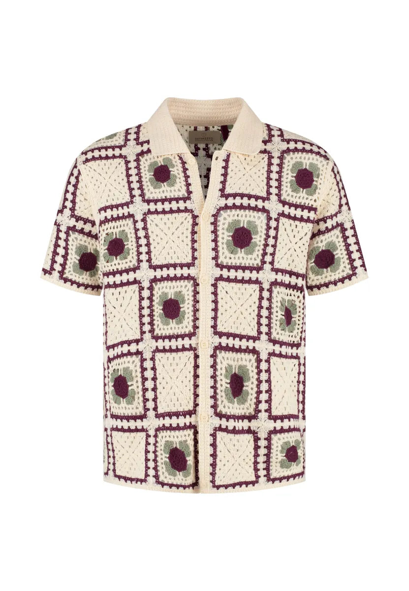 DSTREZZED Shane Crochet Shirt
