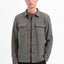 NO EXCESS Overshirt Button Relief Sweat