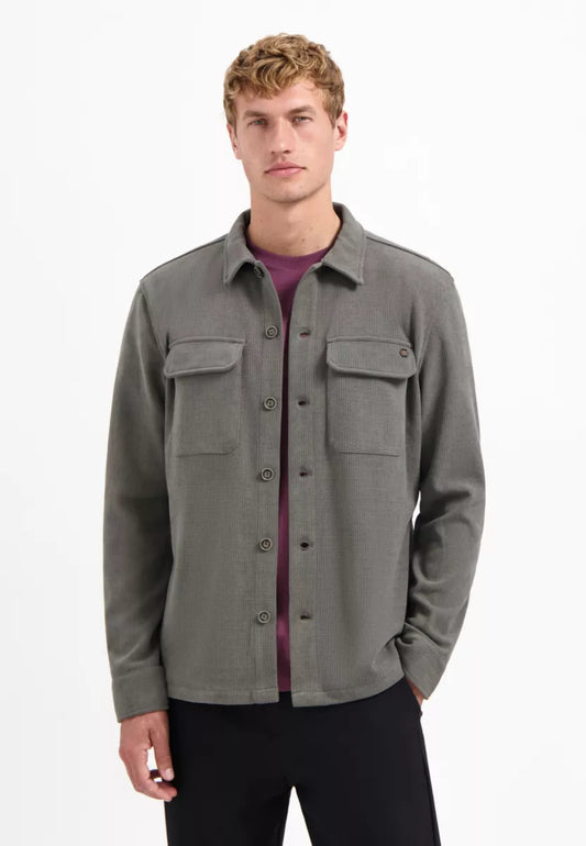 NO EXCESS Overshirt Button Relief Sweat