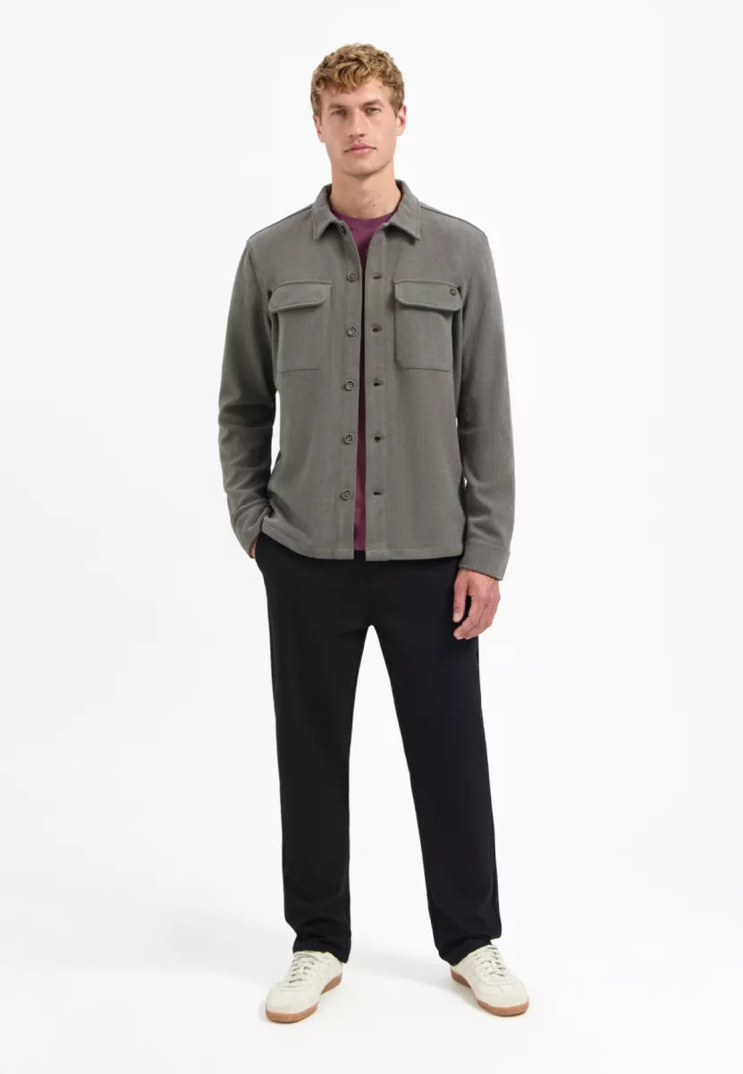 NO EXCESS Overshirt Button Relief Sweat