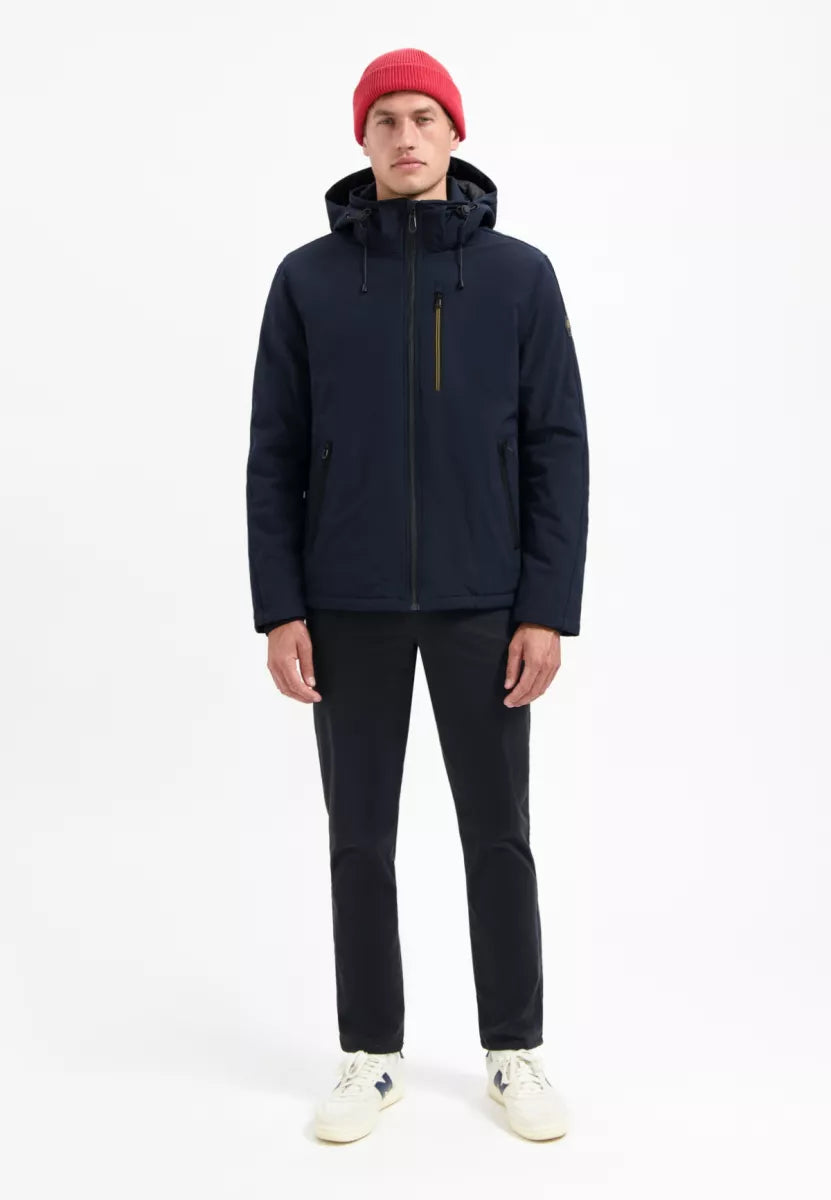 NO EXCESS Jacket Short Fit Hooded Softshell Stretch