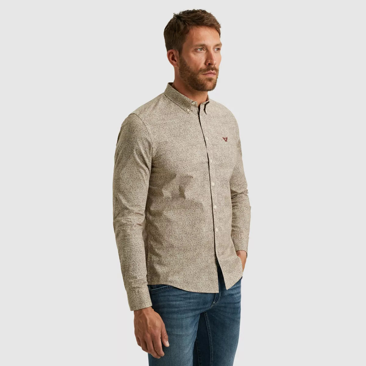 PME-LEGEND Long Sleeve Shirt - Brown