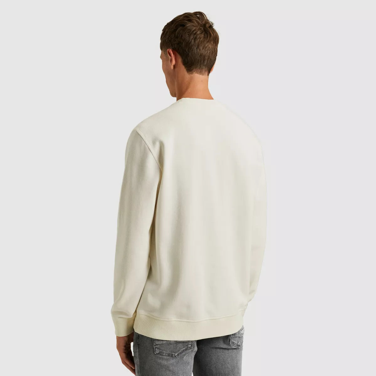 CAST IRON Long Sleeve Sweater - Ecru