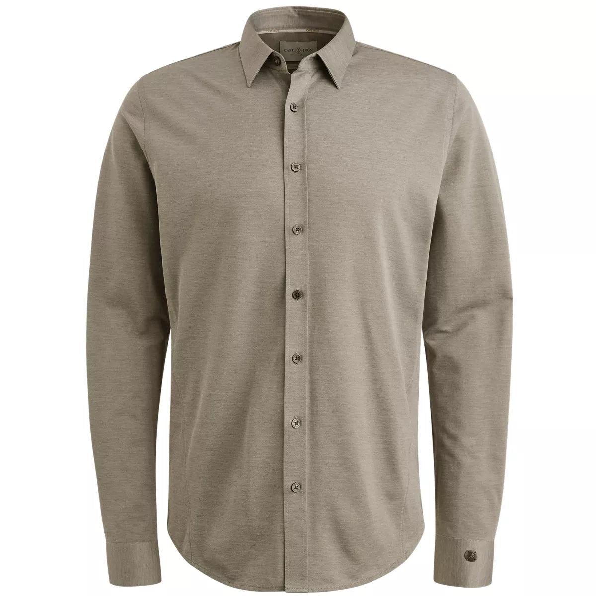 CAST IRON Long Sleeve Shirt - Army Groen