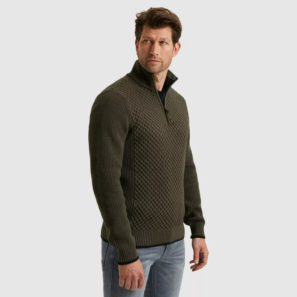 PME-LEGEND Half Zip Knit Pullover