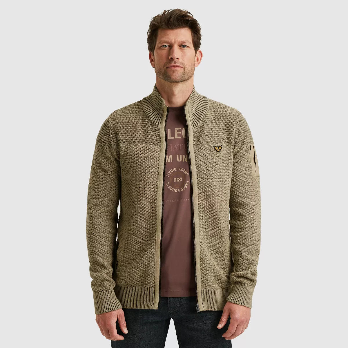 PME-LEGEND Zip Jacket - Beige