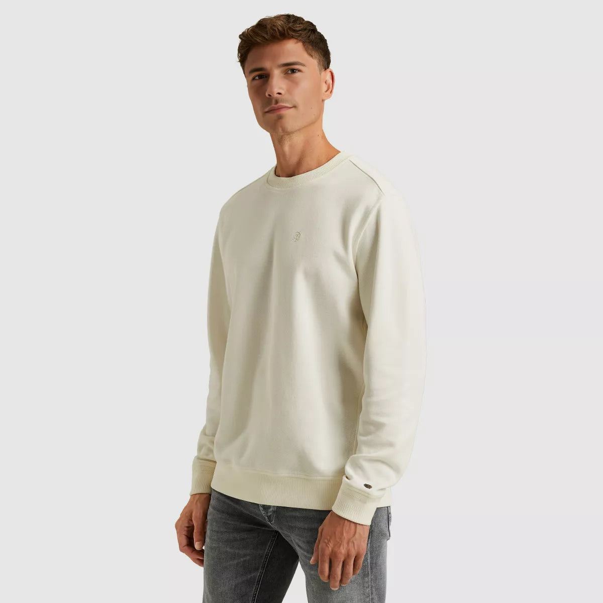 CAST IRON Long Sleeve Sweater - Ecru