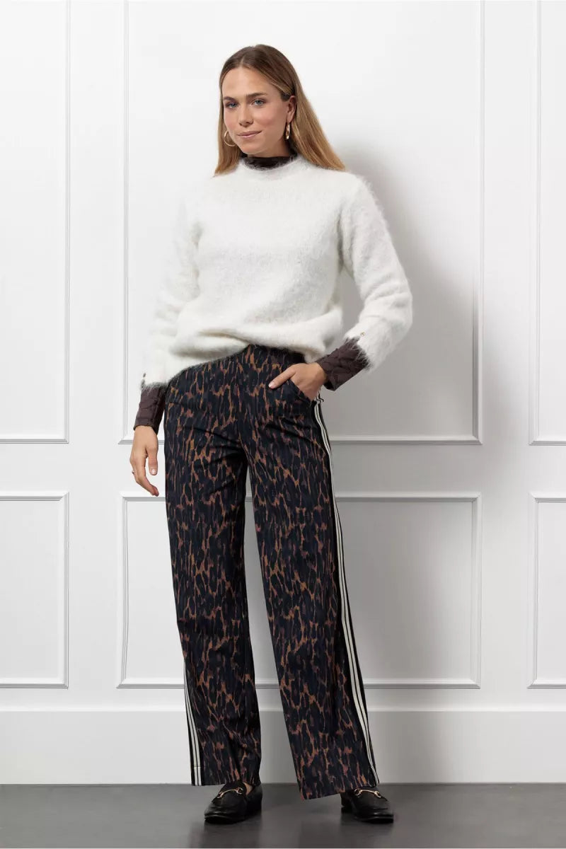 STUDIO ANNELOES Trainer Animal Tape Trousers