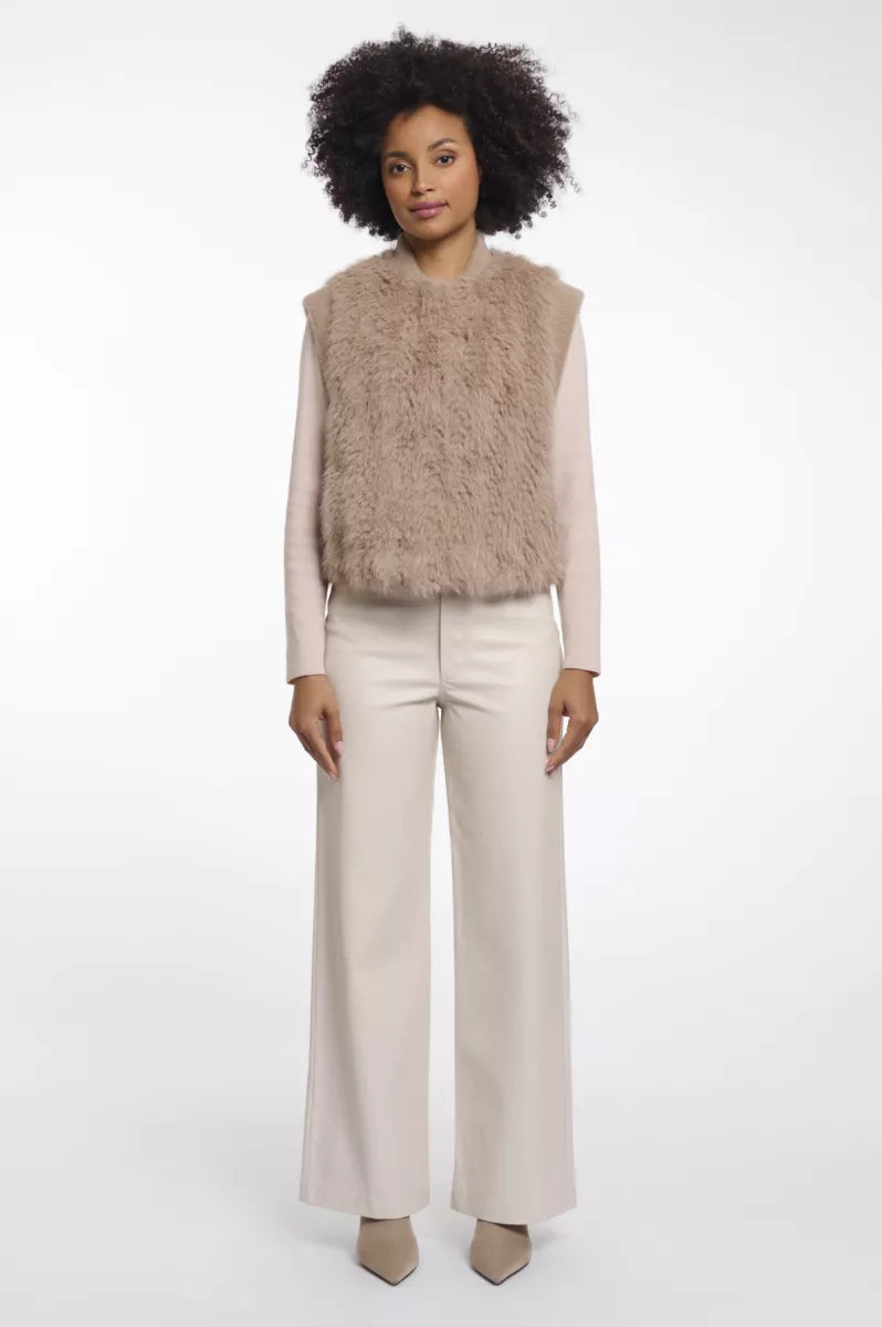 RINO & PELLE Alvita Gilet - Oat Dessin