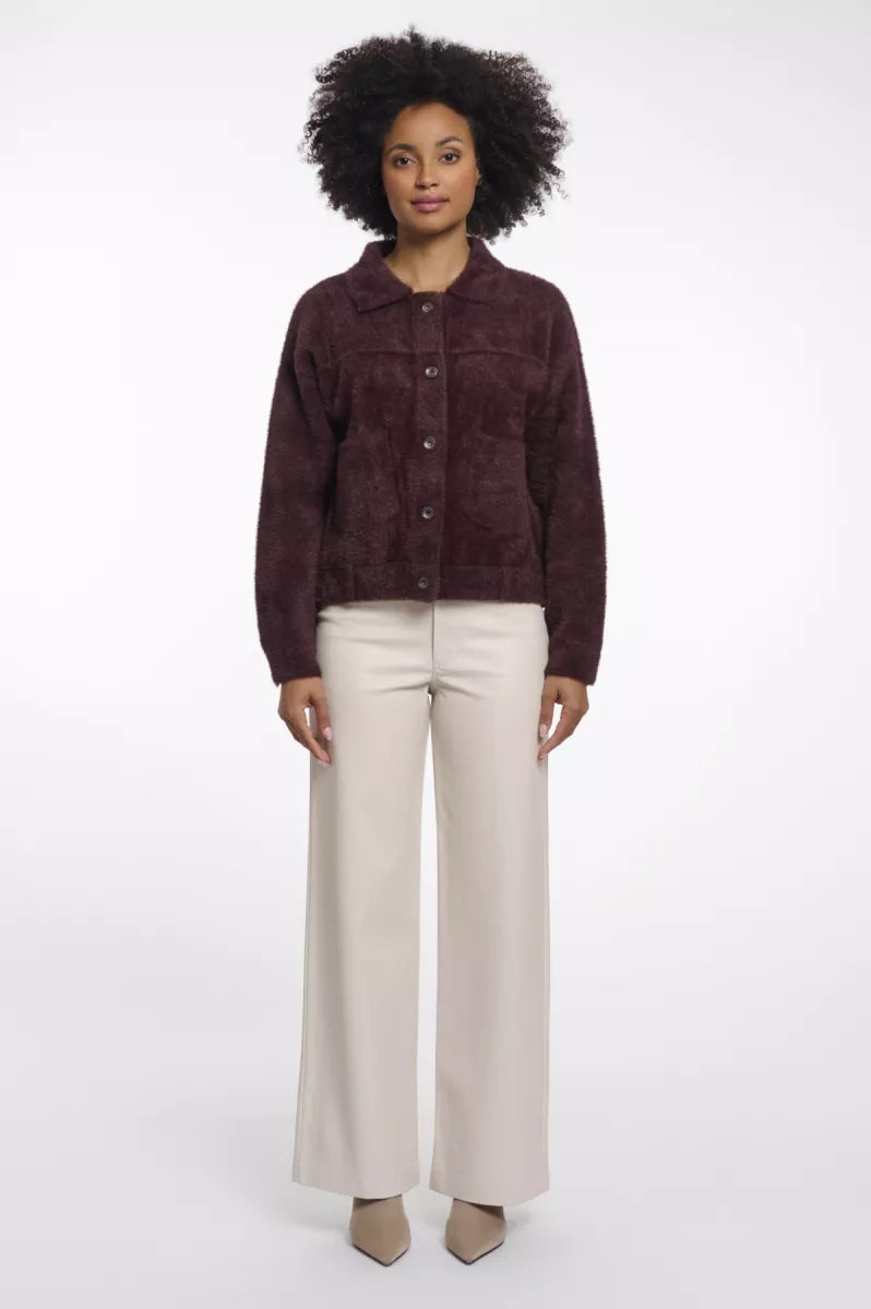 RINO & PELLE Bubbly Cardigan - Chocolate