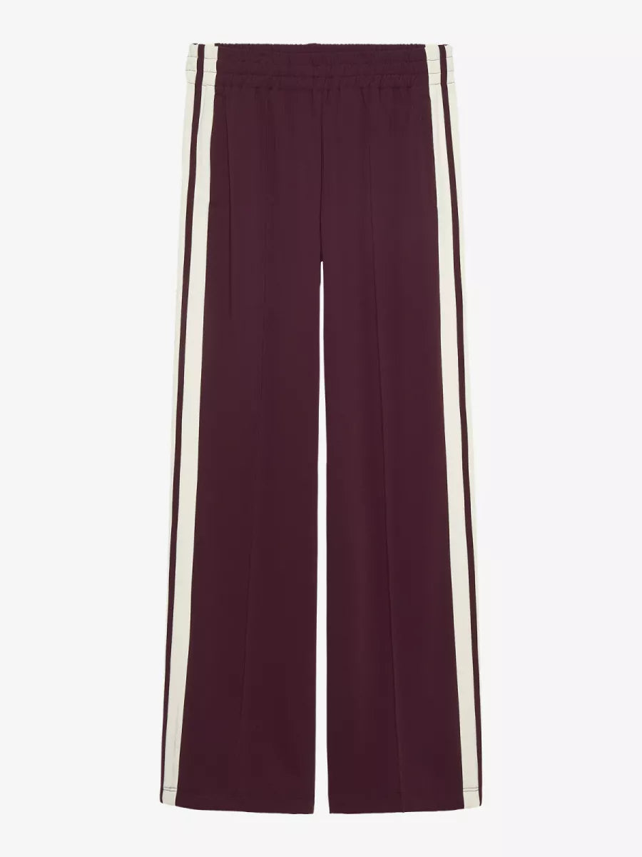 CATWALK JUNKIE Side Button Tracksuit Trousers - Wine