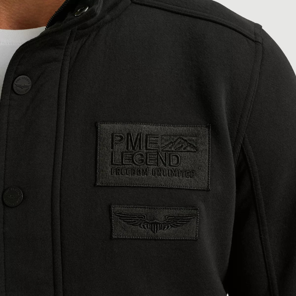 PME-LEGEND Button Up Sweat