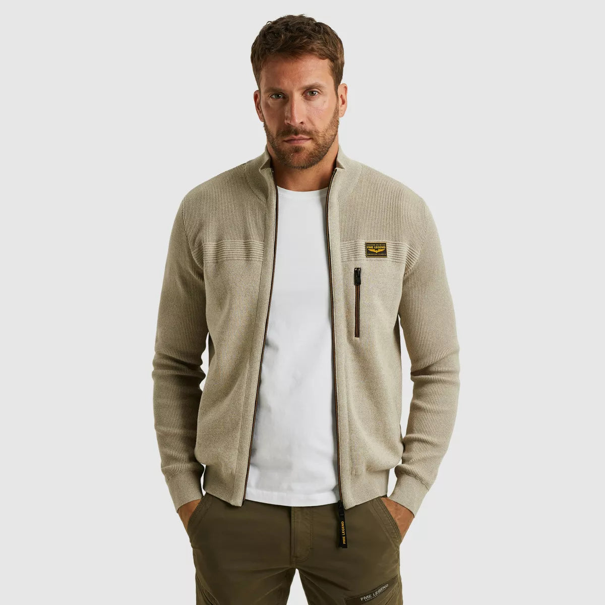 PME-LEGEND Zip Jacket - Beige