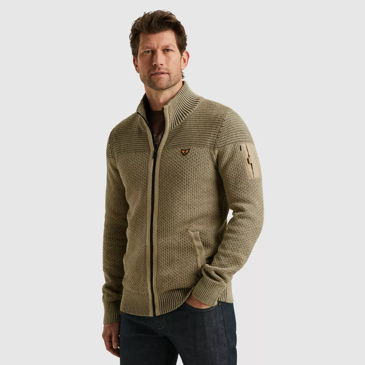 PME-LEGEND Zip Jacket - Beige