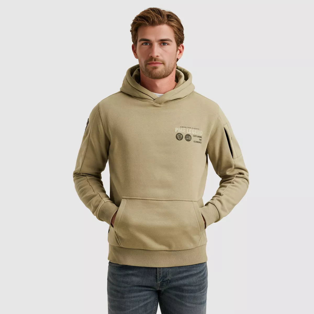 PME-LEGEND Hooded Sweater - Beige