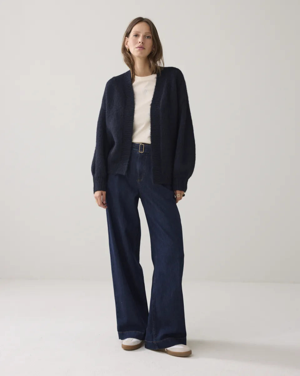 SUMMUM Puff Sleeve Cardigan