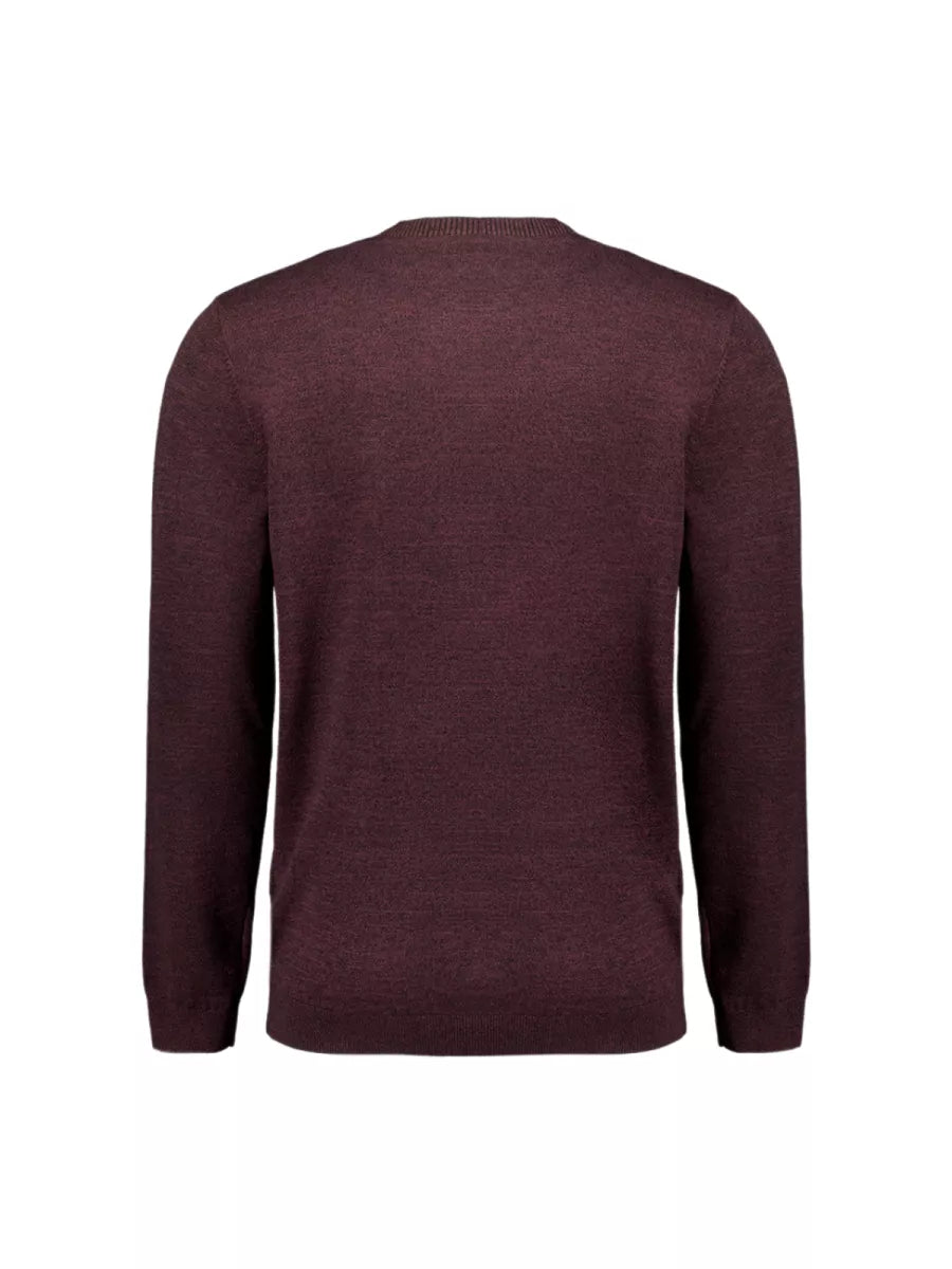 NO EXCESS Pullover Crewneck 2 Coloured Melange