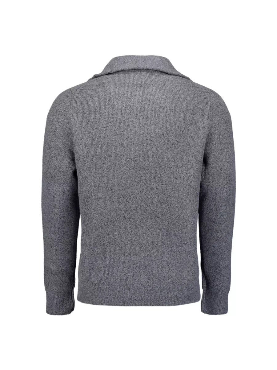 NO EXCESS Pullover Wing Collar - Washed Blue