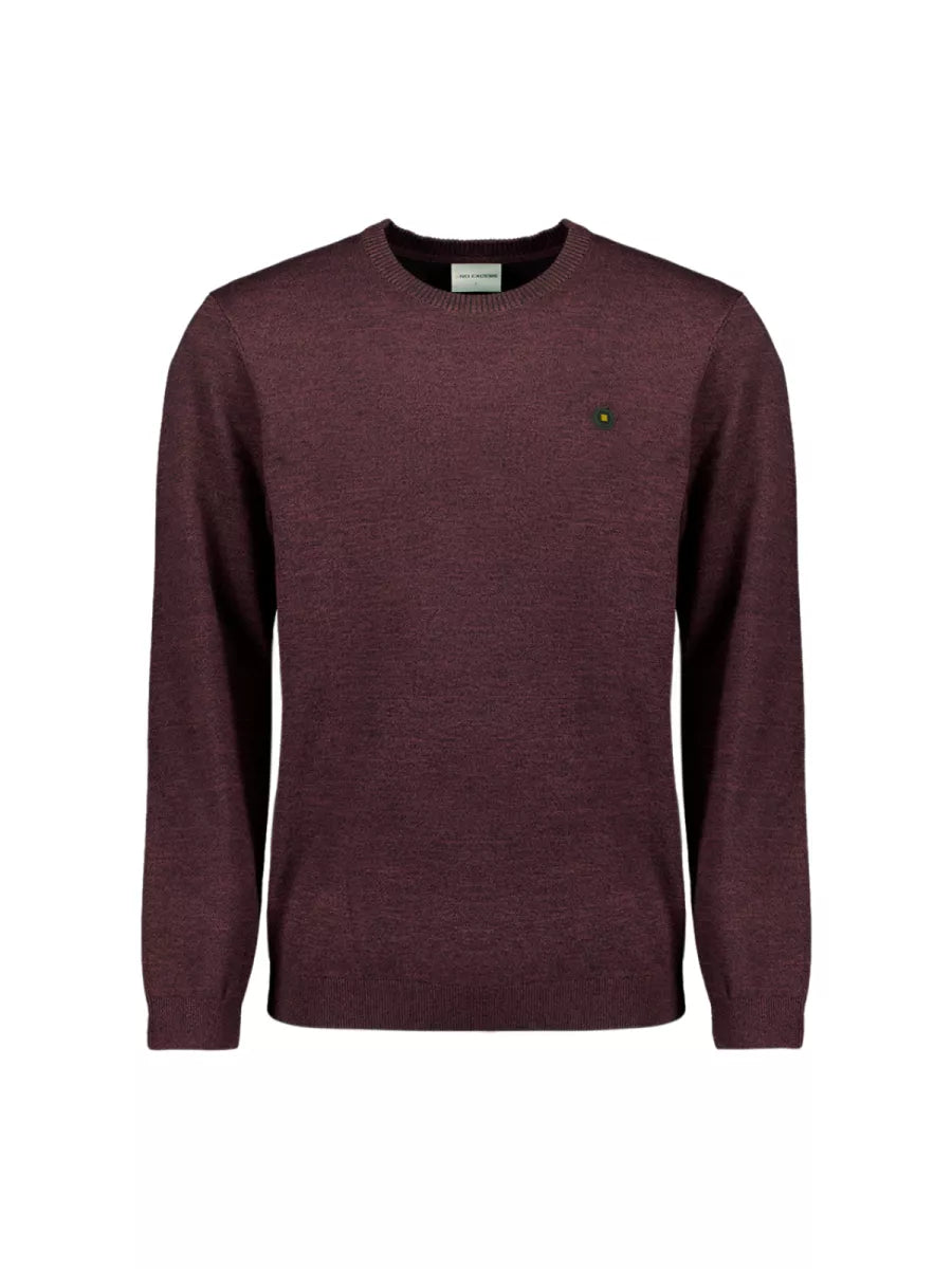 NO EXCESS Pullover Crewneck 2 Coloured Melange