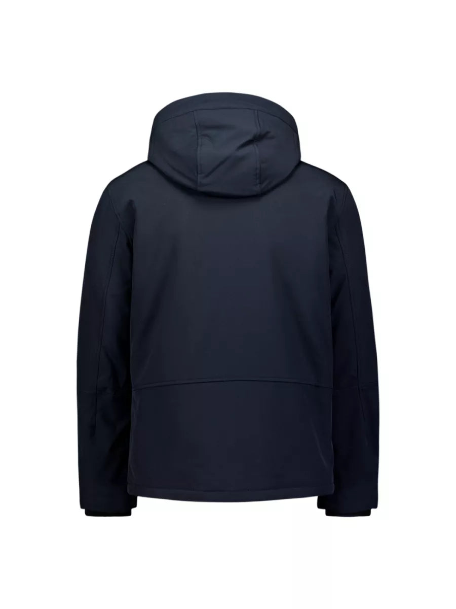 NO EXCESS Jacket Short Fit Hooded Softshell Stretch