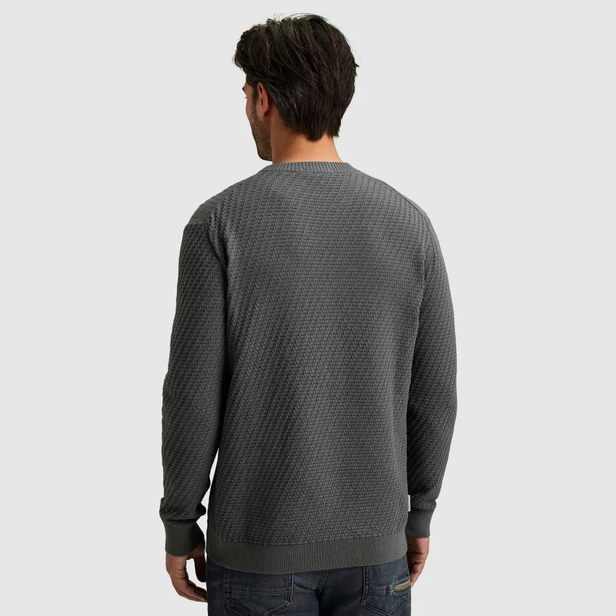 CAST IRON Knit Pullover - Grijs