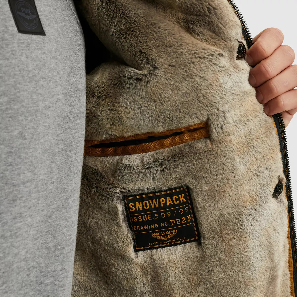 PME-LEGEND Semi Long Jacket - Blauw