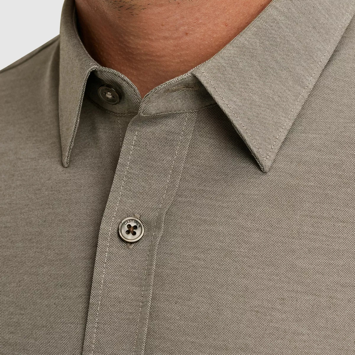 CAST IRON Long Sleeve Shirt - Army Groen