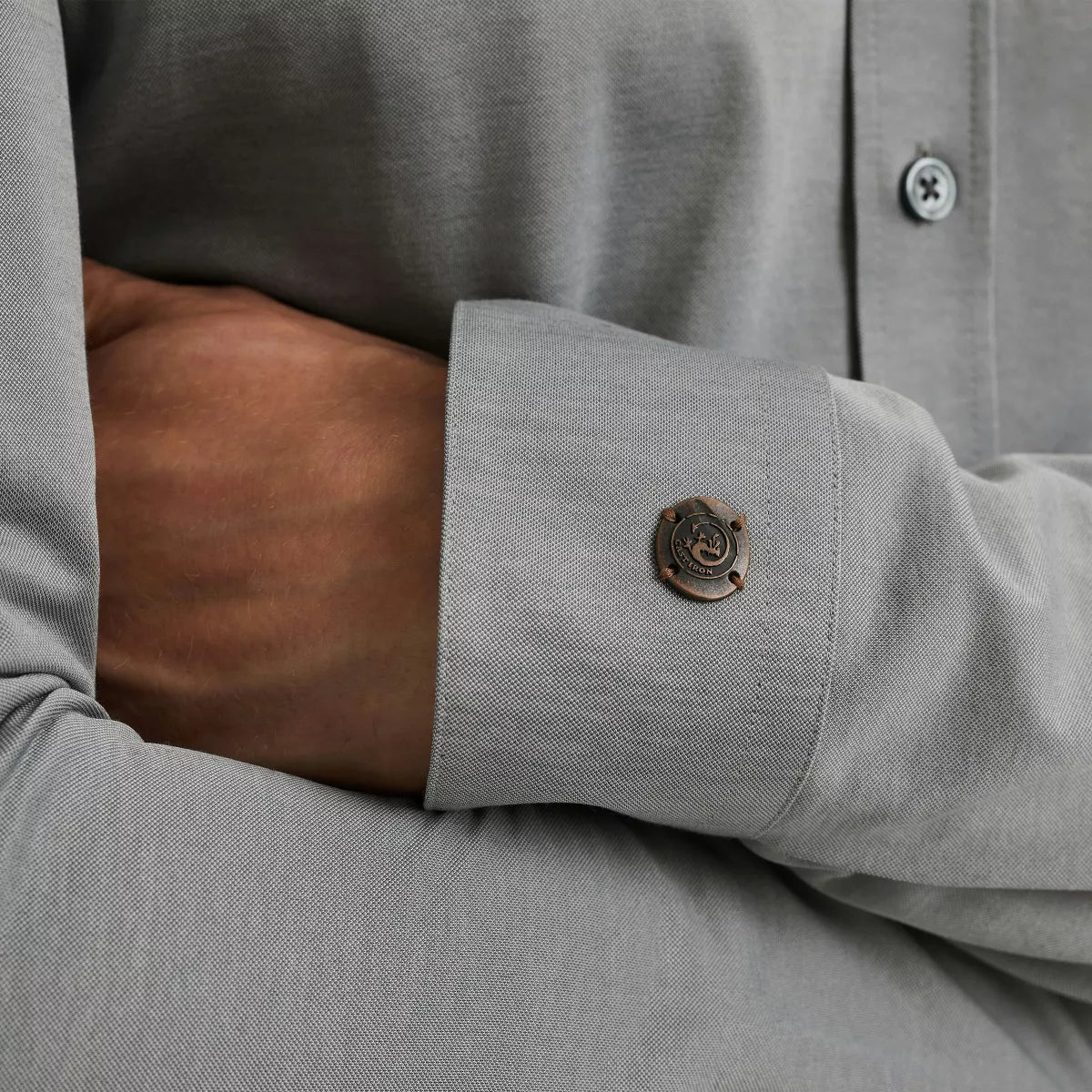 CAST IRON Long Sleeve Shirt - Grijs